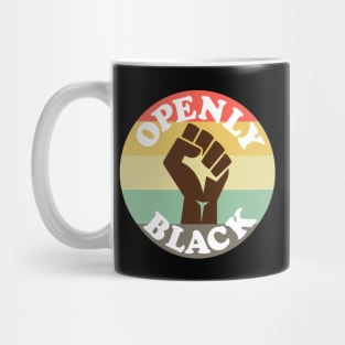 Openly Black Fist Mug